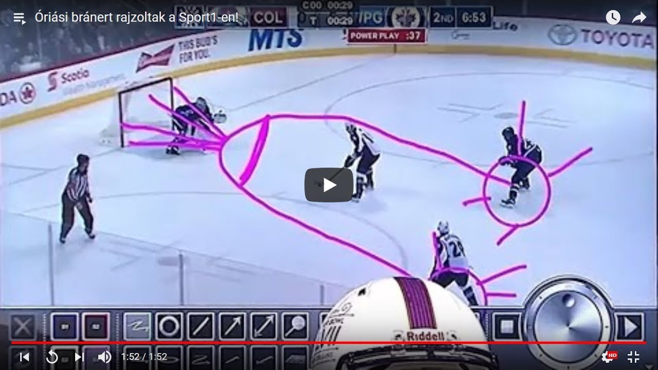 They draw a huge penis live on tv! Óriási bránert rajzoltak a Sport1-en!
