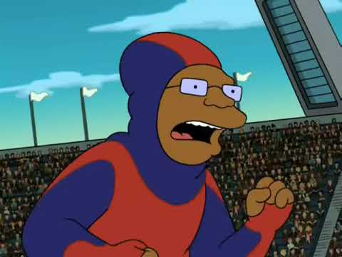 Futurama - Barbados Slim vs Hermes: I see you're still able to limbo under the bar of fashion sense