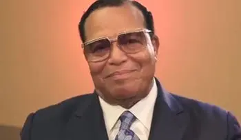 Image from Louis Farrakhan preaching on YouTube