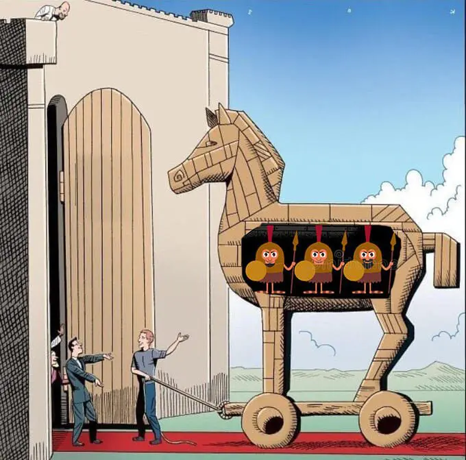 Trojan Horse Blank Template - Imgflip