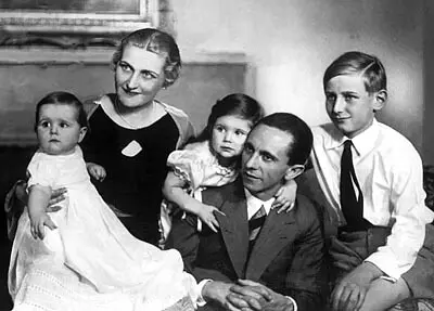 Magda and Joseph Goebbels and three of their children | Flickr