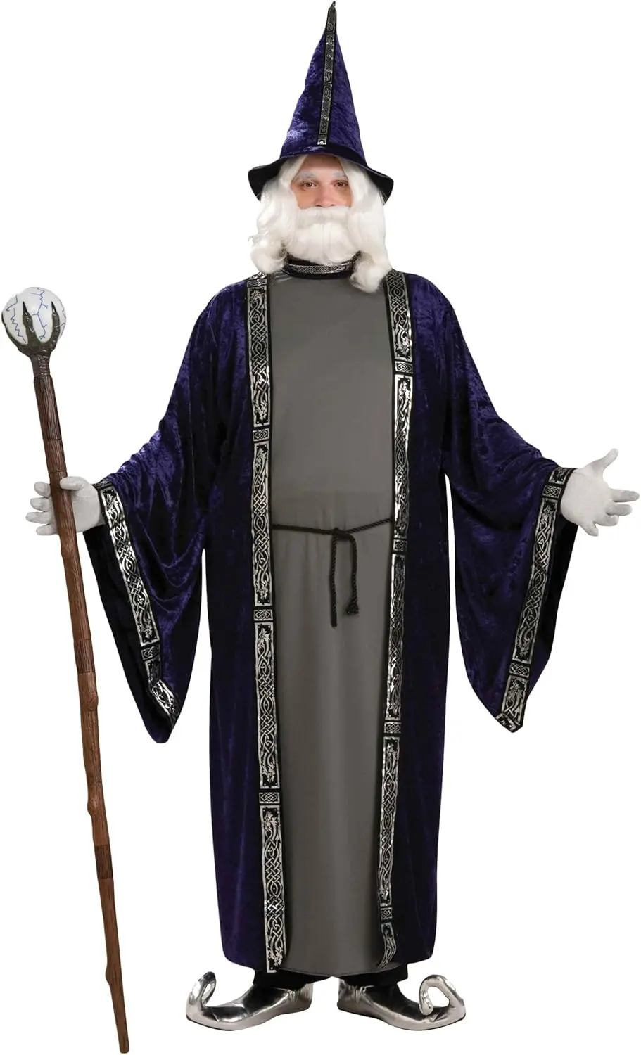 Amazon.com: Forum Novelties mens Wizard Plus Adult Sized Costumes, Purple, X-Large Plus : Clothing, Shoes & Jewelry