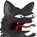 Angry pepe wolf