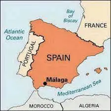 Malaga map