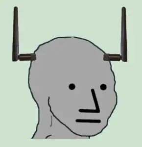 NPC entenna head