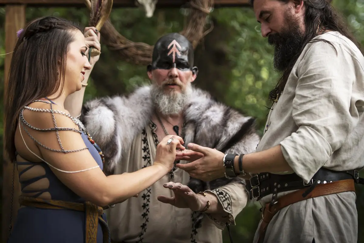 This couple had a traditional viking wedding complete with blood offering | Metro News