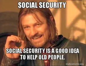 Social Security meme