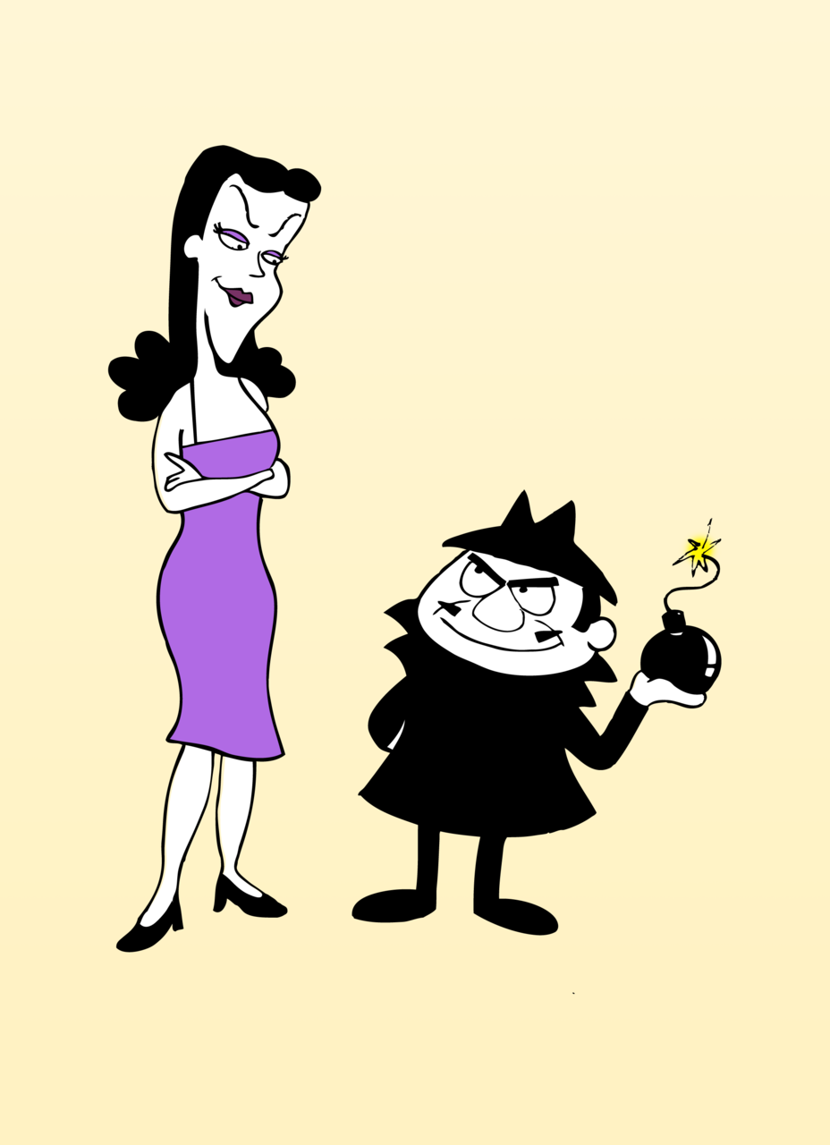 Robert Doodles — Day 10: Boris Badenov and Natasha Fatale I'm on a...