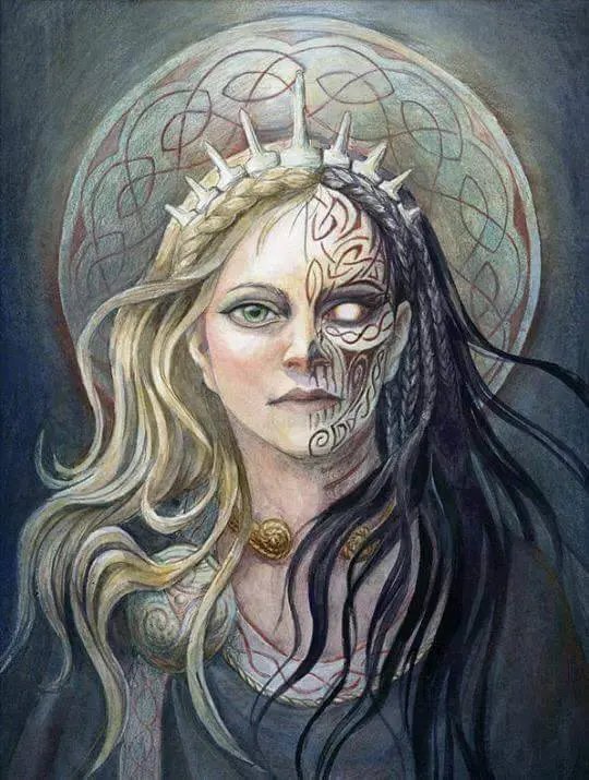 The Old Gods Live — Hail Hela! Shared from the Facebook page Angrboda,...