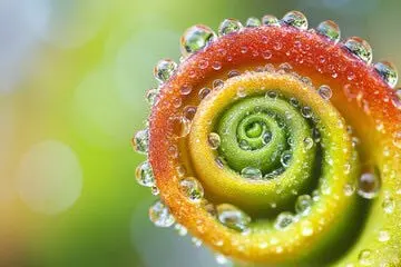 A close up of a spiral Description automatically generated