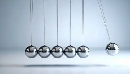 A close-up of a pendulum Description automatically generated