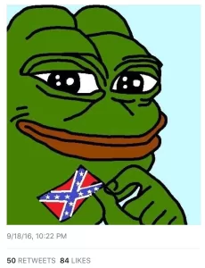 COnfederate flag pepe