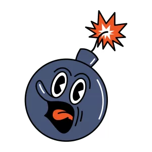 Cartoon cannonball