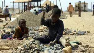 Child cobalt miners