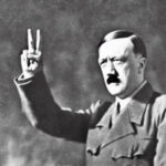 Adolf Hitler with Peace Sign